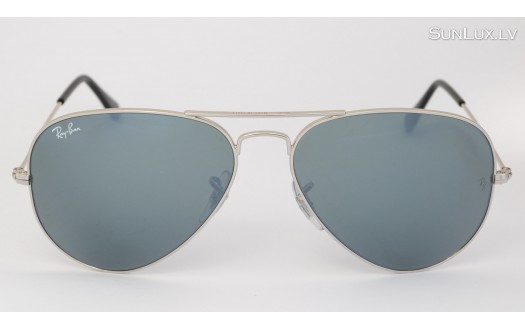 Ray-Ban Aviator Large Metal Silver Mirror (RB3025 W3277 58mm) saules brilles